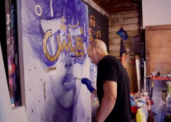 The Extraordinary Artistry of Sam Rodriguez A Harmonious Blend of Typography, Shapes, and Portraits