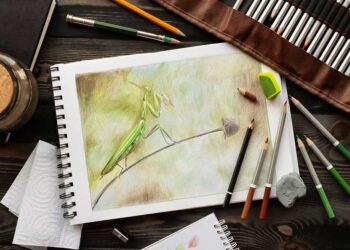 the-fusion-of-imagination-and-reality-exploring-the-spectacular-art-of-combining-3d-sketchbook-drawings-with-objects